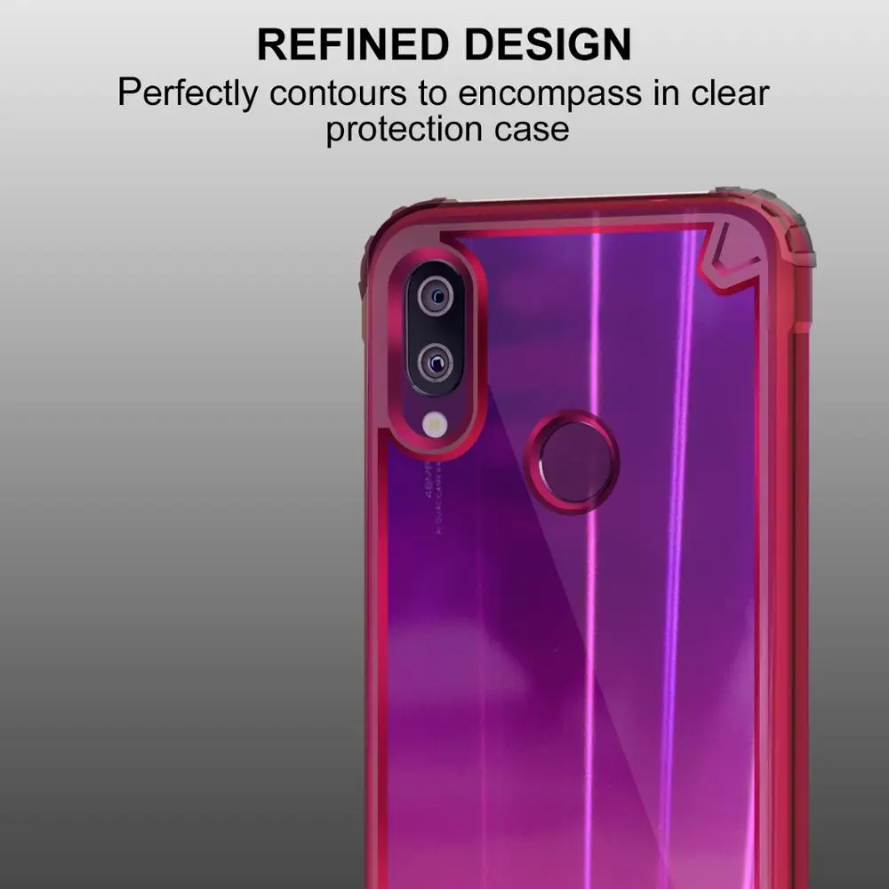 Прозрачный Гибридный чехол для Redmi Note 7/Redmi 7 Pro/Redmi из ТПУ ударопрочный защитный |