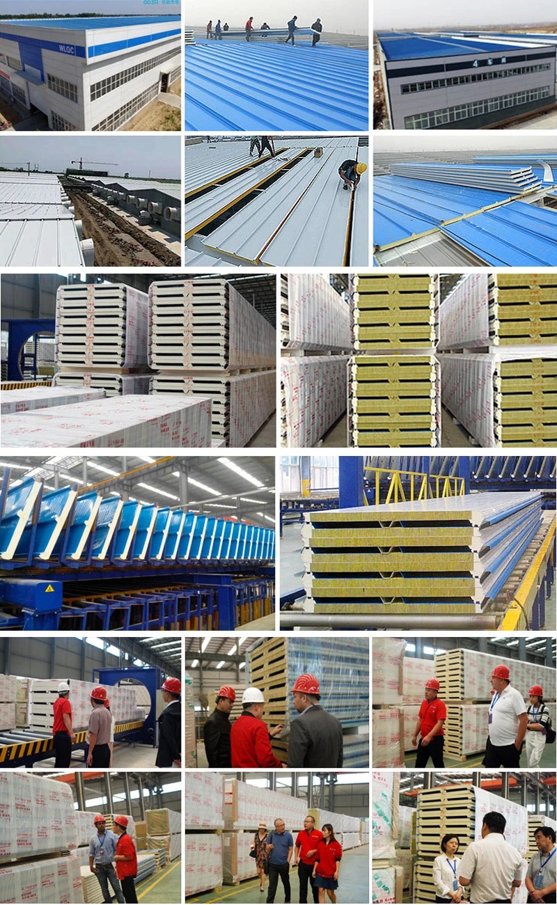 sandwich roof panels composite rockwool ceiling board detail 1