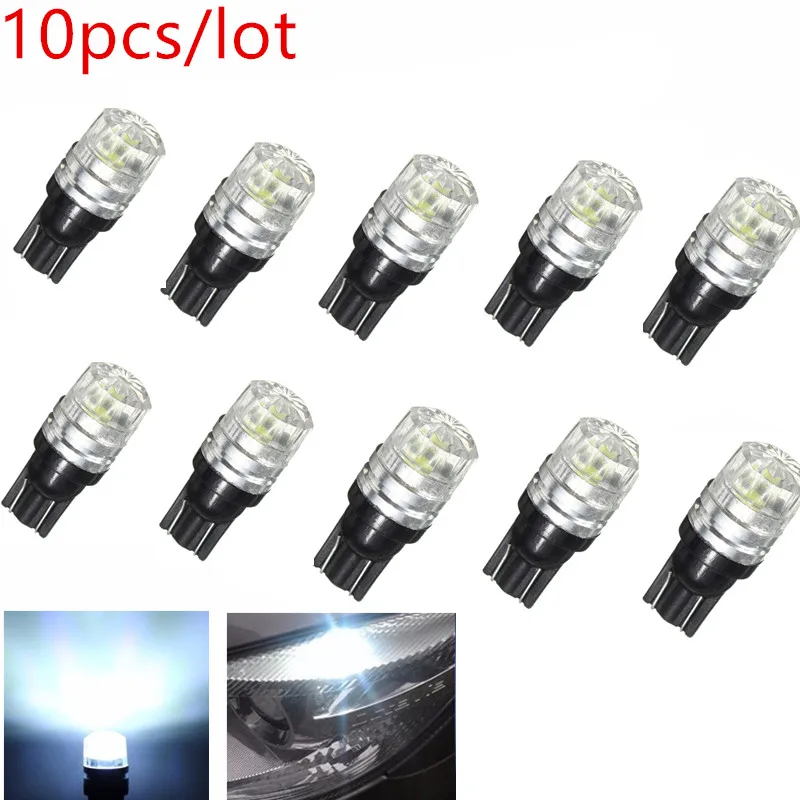 10 шт./лот DC12V лампочка для Canbus без ошибок 194 168 LED COB Внутренний Боковой габаритный