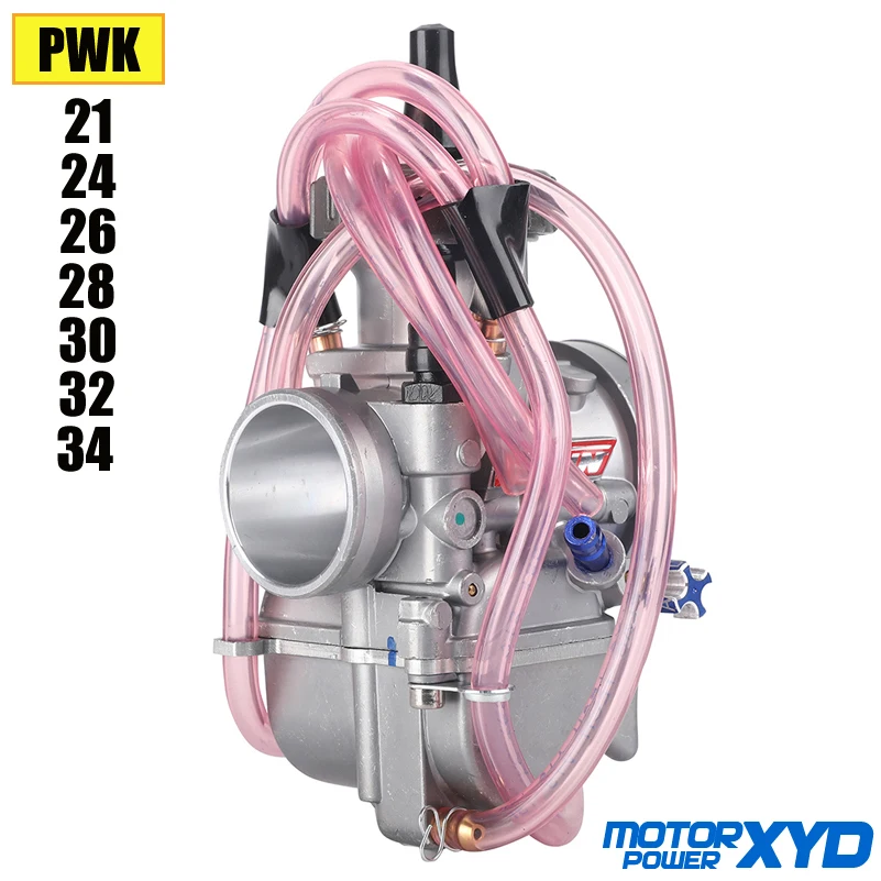 Универсальный мотоциклетный карбюратор PWK 21 24 26 28 30 32 34 мм для Keihi Mikuni Suzuki Yamaha Honda ATV