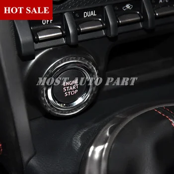 

Carbon Fiber Console Start Engine Stop Button Cover For Subaru BRZ 2012-2018