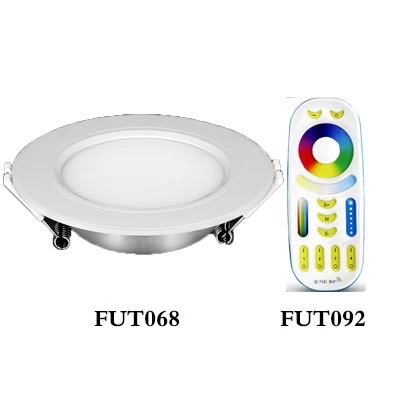 outdoor downlights smart 6W RGB + CCT LED Downlight 110V 220V dimmable  recessed Led ceiling panel lights compatible FUT092 remote/WIFI APP control flush ceiling lights Downlights