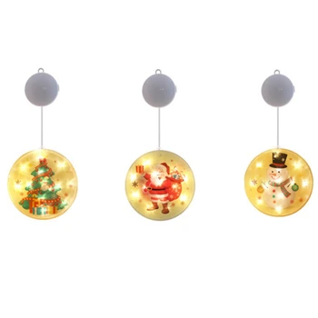 

3PCS Christmas LED Decoration Lights Indoor Outdoor Party Christmas Tree Ornaments Decoration Home Xmas Ornament