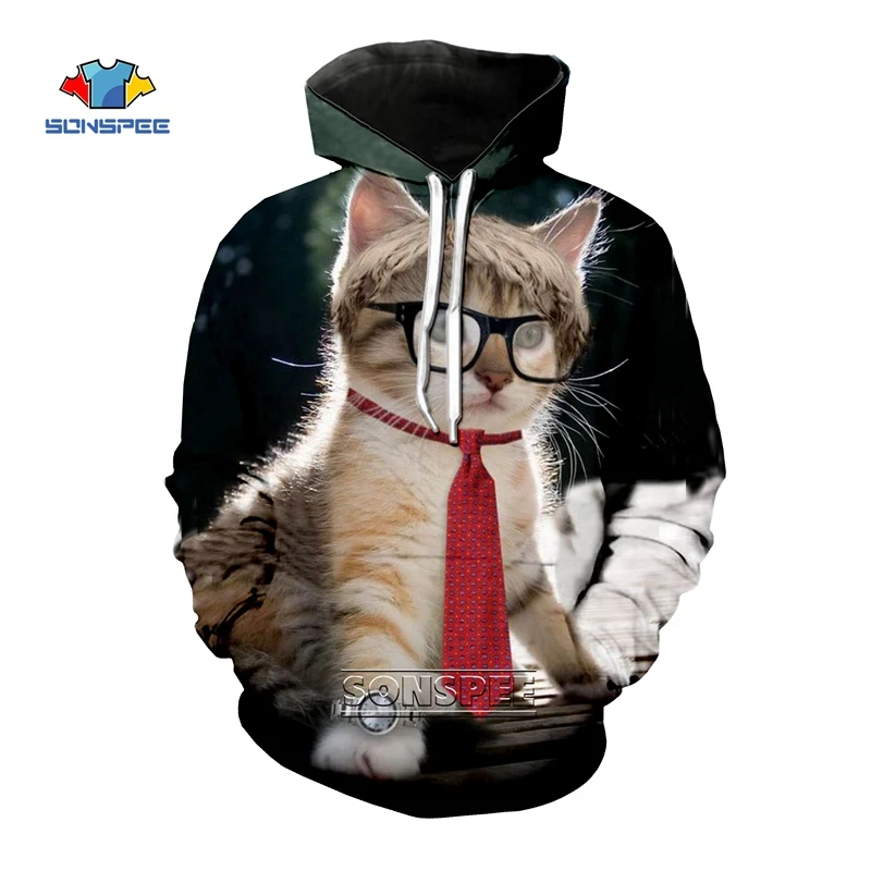 SONSPEE, 3D принт, мужские толстовки, кофты, корова, курица, лошадь, Мужская одежда, панк стиль, хип-хоп, мужская, женская спортивная куртка, пуловер, пальто - Цвет: 2