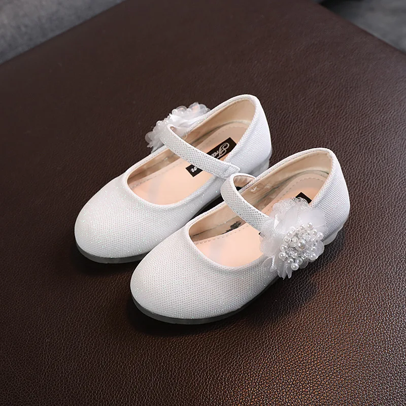 Kids Children Girls Ballet Flats Princess Bridesmaid Wedding Party School Shoes BestShop Black 2-3 Years YunBest Baby Flower Toddler Party Shoes Fashion Princess Shoes 