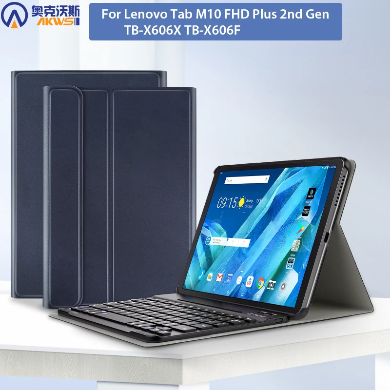 

Bluetooth Keyboard Case for M10 FHD Plus 10.3 inch Tablet Removable Cover for M10 FHD Plus TB-X606F TB-X606X