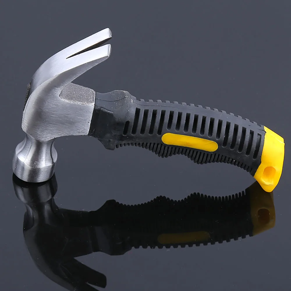 Multi Function Hardware Hammer Steel Plastic Small Hammer Slip Mini Claw Hammer