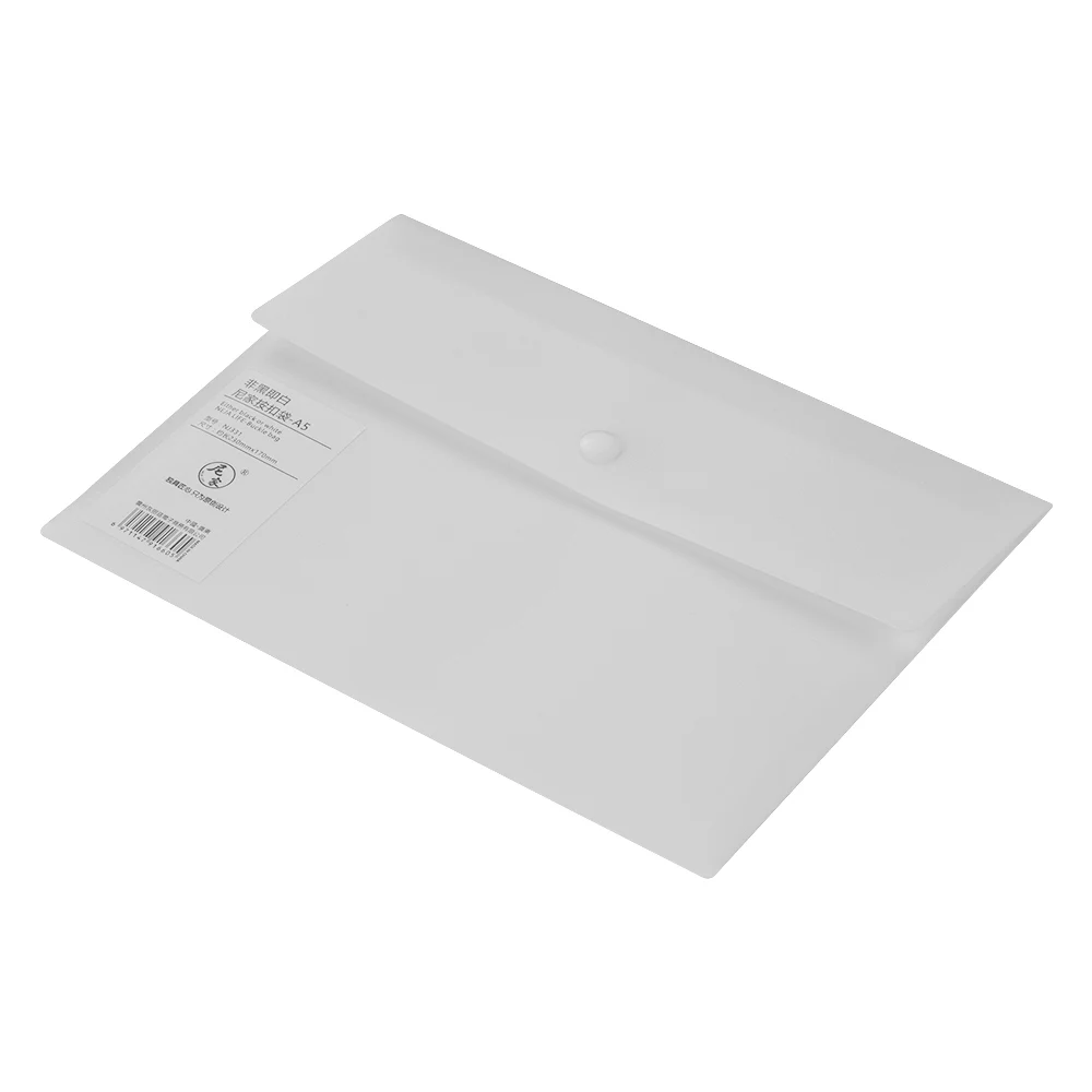 A5 Size Envelope Folder PP Plastic Storage Pouch Holder Paper Document File X5D9
