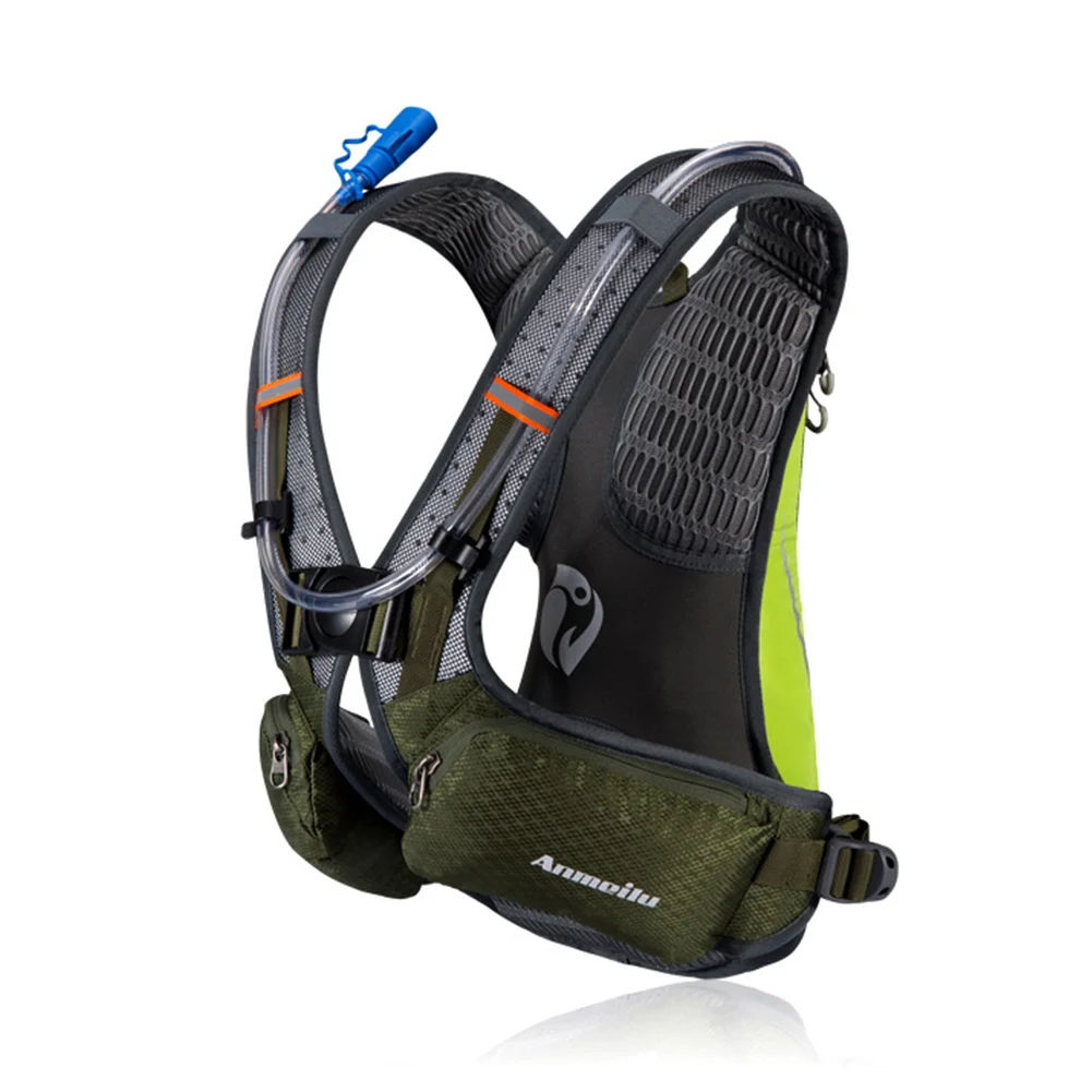 Travel Cycling Hydration Adjustable Strap Running Backpack Camping Lightweight With Reflective Strip Outdoor Multifunctional