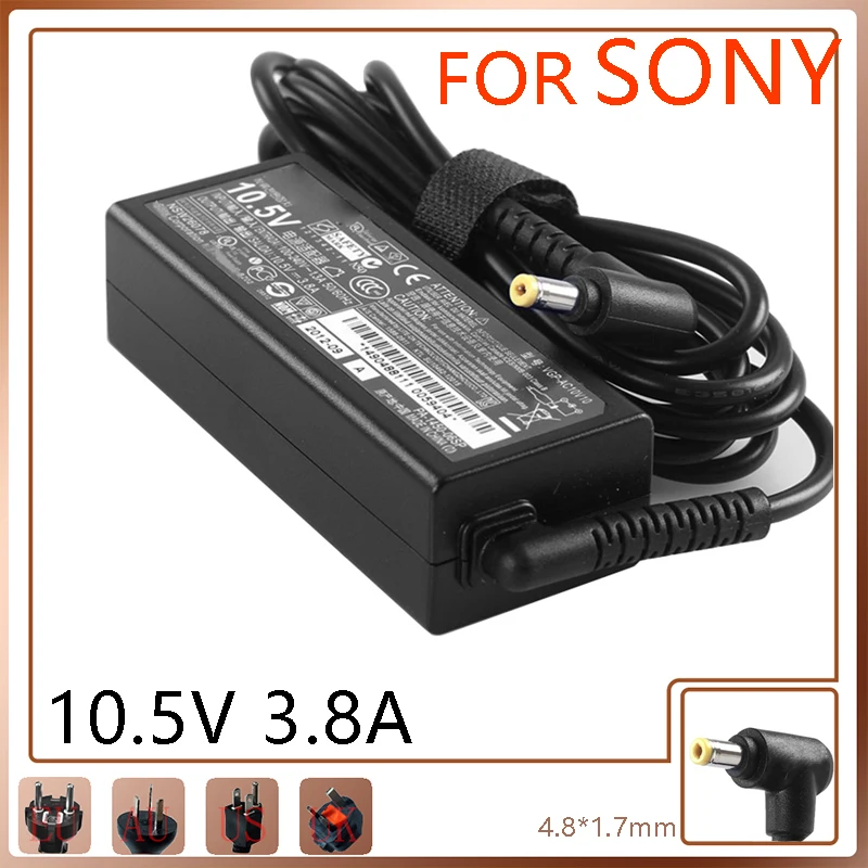 Оригинальный VGP-AC10V10 VGP-AC10V9 AC адаптер питания для SONY Vaio PRO 11 13 DUO13 SVP132A1CM 10 5 V 3.8a 40w