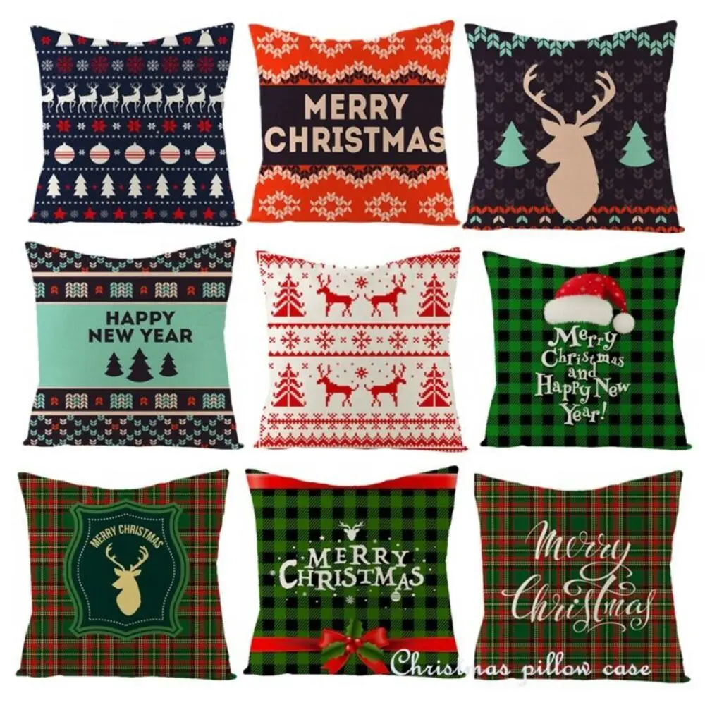

Christmas Pillows Fall Decor Sofa Throw Cushion 9 colors