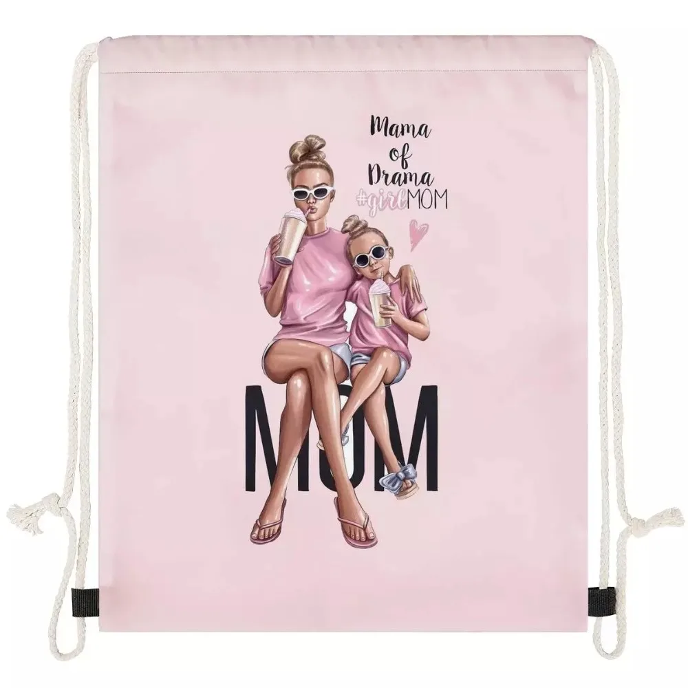 HYCOOL Super Mom Printing Gym Bag For Women Fitness Sports Bag Girls Yoga Bag Storage Pouch Bundle Pocket Bolso Deportivo Mujer