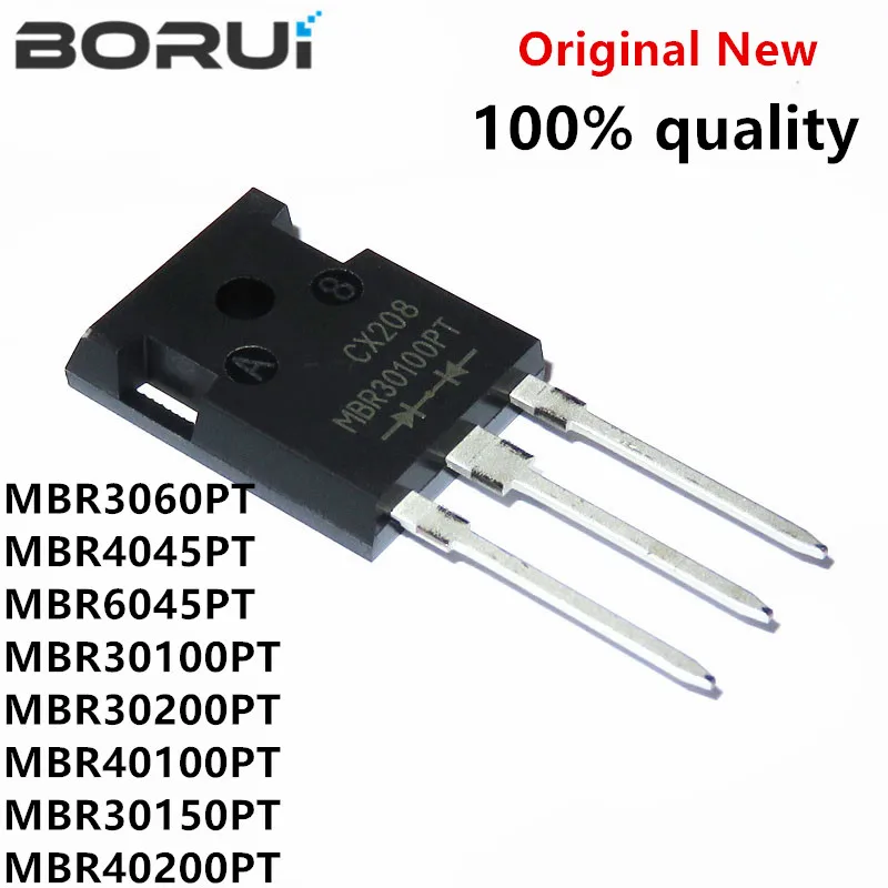 Rectifier Diode Schottky Diode 5PCS MBR30100PT TO-247 MBR30100 30A 100V MBR30200PT MBR30200 MBR40100PT MBR30150PT MBR40200PT MBR3060PT MBR4045PT MBR6045PT