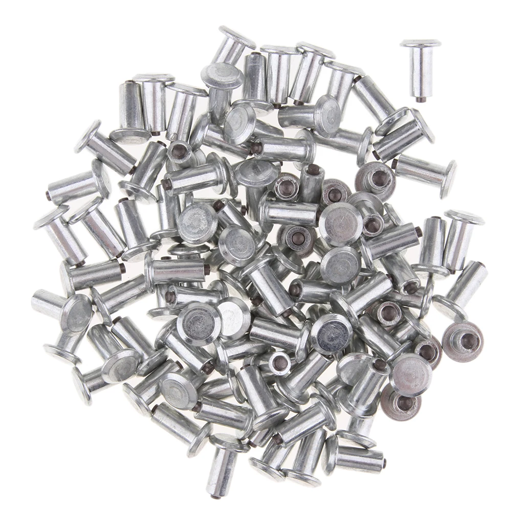 100pcs Tire Screws Snow Chains Flat Tire Studs 13mm For Car Motorcycle