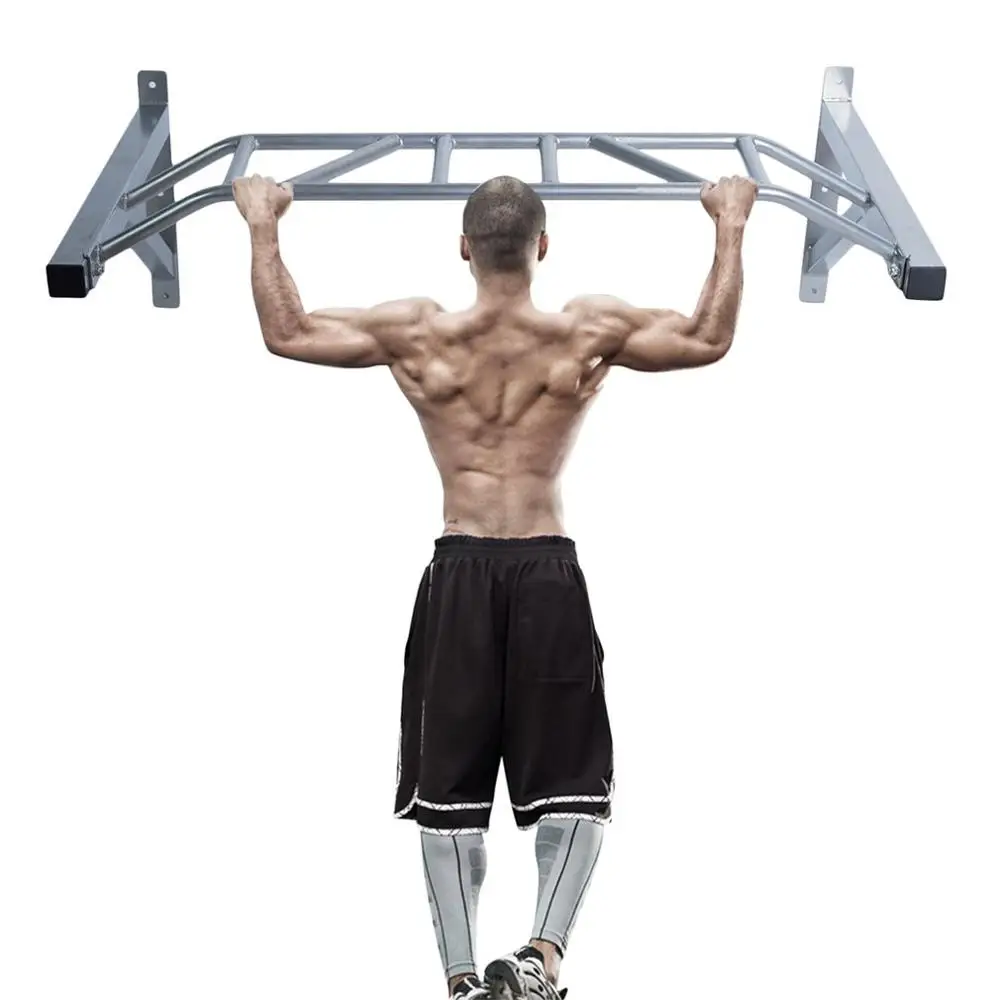 

Wall Mounted Design Pull Up Bar Power Tower Professional Chin Up Station Home Gym Workout Strength Training Equipment