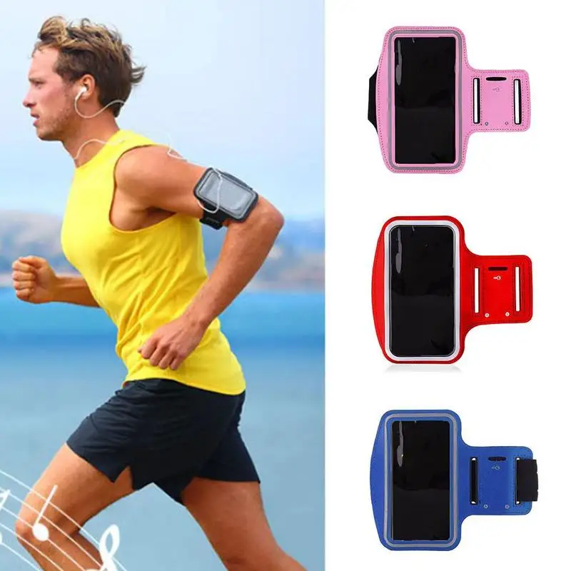 Bolsa de brazo para deportes al aire libre, brazalete Universal para teléfono móvil, equipo de muñeca para ejercicio de carrera