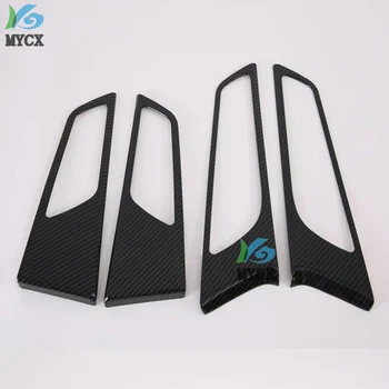 

For Hyundai Tucson 2019 2020 Car Door Inner Handle Bowl Protection Cover Trim Interior Accessories ABS Carbon Fiber