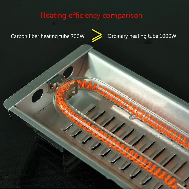 Far Infrared Double Carbon Fiber Heater U-type heater Carbon fiber