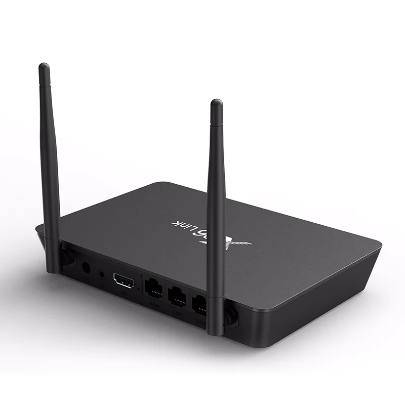 B2GO 4K HD IPTV, Amlogic S905w 2 Гб 16 Гб X96 link Android tv Box - Цвет: Black