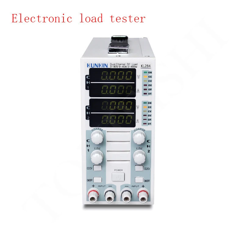 220V LCD Dual Channel DC Electronic Load Instrument Adjustable KL283/KL293 220V LCD Dual Channel DC Electronic Load Instrument Adjustable KL283/KL293