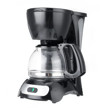 

600ml Coffee Machine 220V 4-6 Cup Espresso Drip Coffee Maker With Glass Kettle Coffee Powder Filter Anti-Drip Insulation Teapot