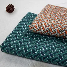 Полуметр, дизайн, Осень-зима, вельвет-Корд с модным геометрическим буквенным принтом, платье, штаны, Одежда для девочек, T722