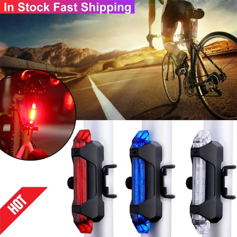 

Bicycle Light Head And Tail LED Light Safety Warning Cycling Portable Light USB Rechargeable Bike Accessories Outdoor Equipment