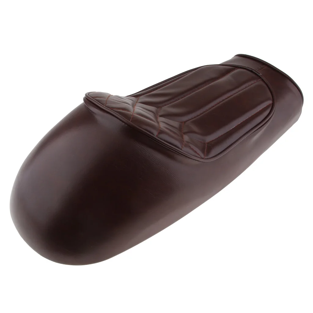 Hump Saddle Cafe Racer Vintage Seat Cushion - Soft Leatherette