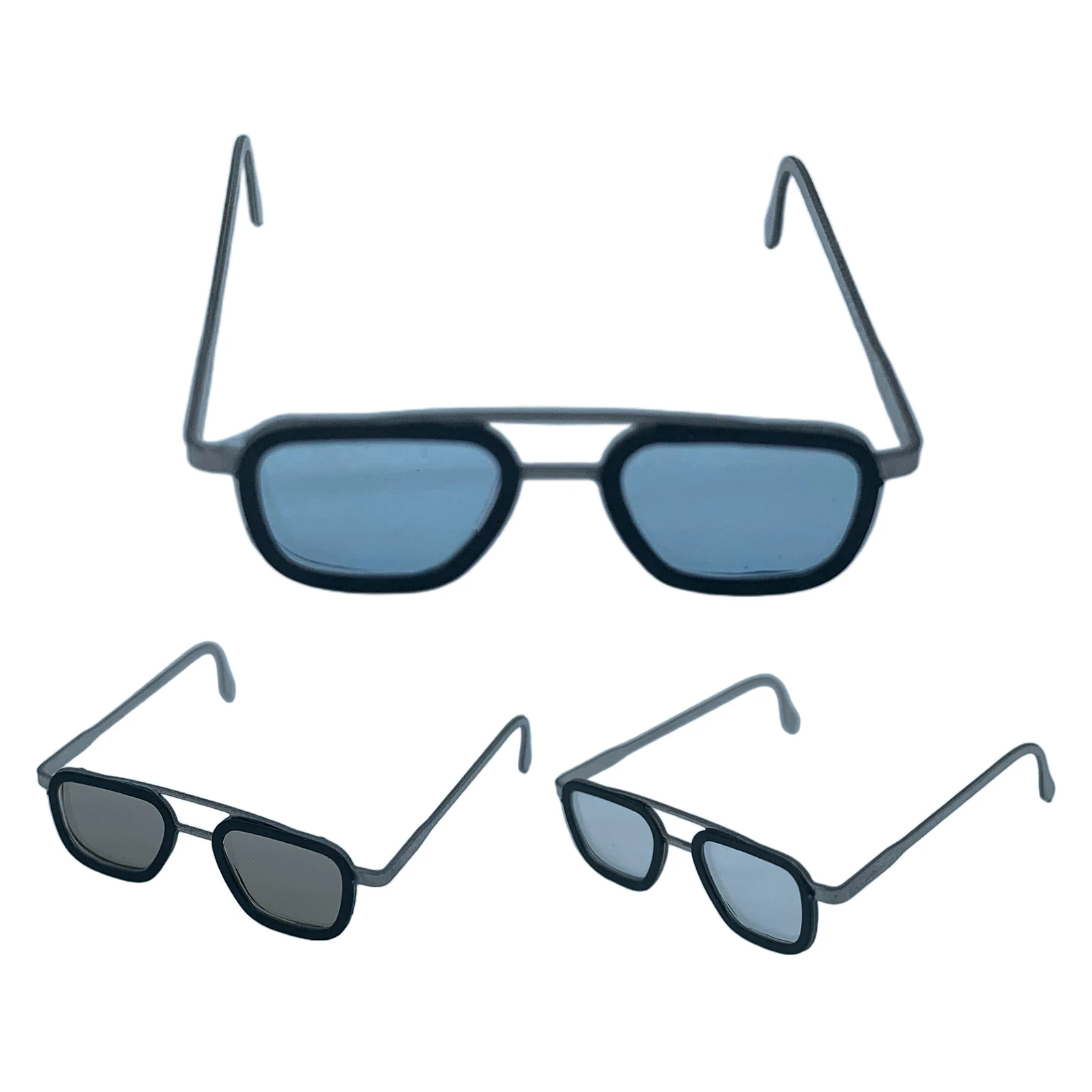 Collection 1/6 Action Figures Soldiers Metal Glasses for HT Toys 12