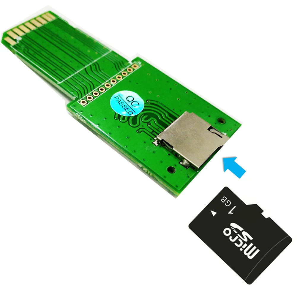 Популярная Флэшка MicroSD TF к SD SDHC адаптер карты памяти конвертер Расширение кардридер для мобильный портативный динамик устройства