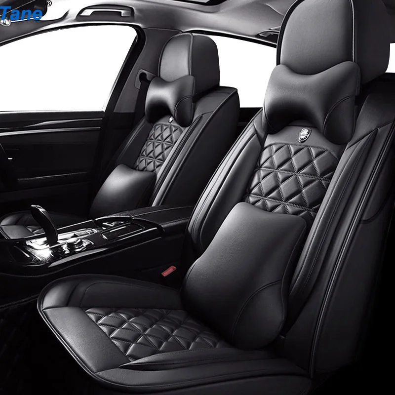 Tane кожаный чехол для автомобильного сиденья для audi a3 8p 8l sportback q7 2007 q5 a4 b7 avant a6 c5 avant аксессуары чехлы для сидений для автомобилей