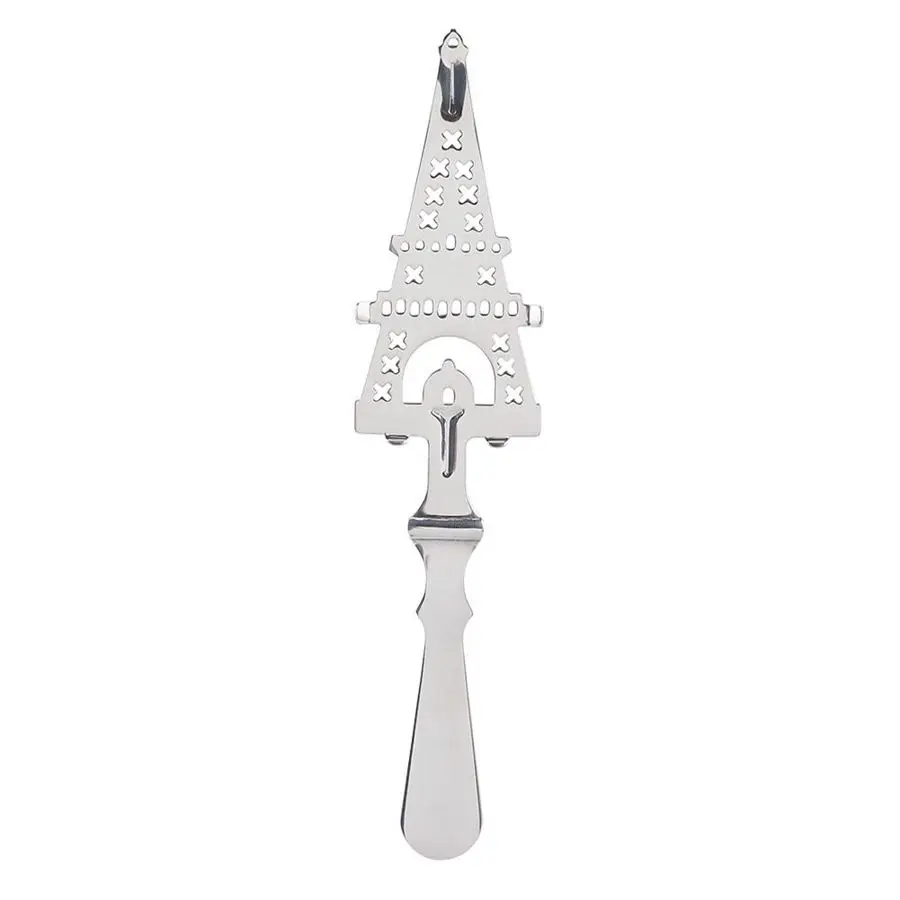 Silver Absinthe Spoon Stainless Steel Cocktail Utensils Bitter Scoop Absinthe Gl
