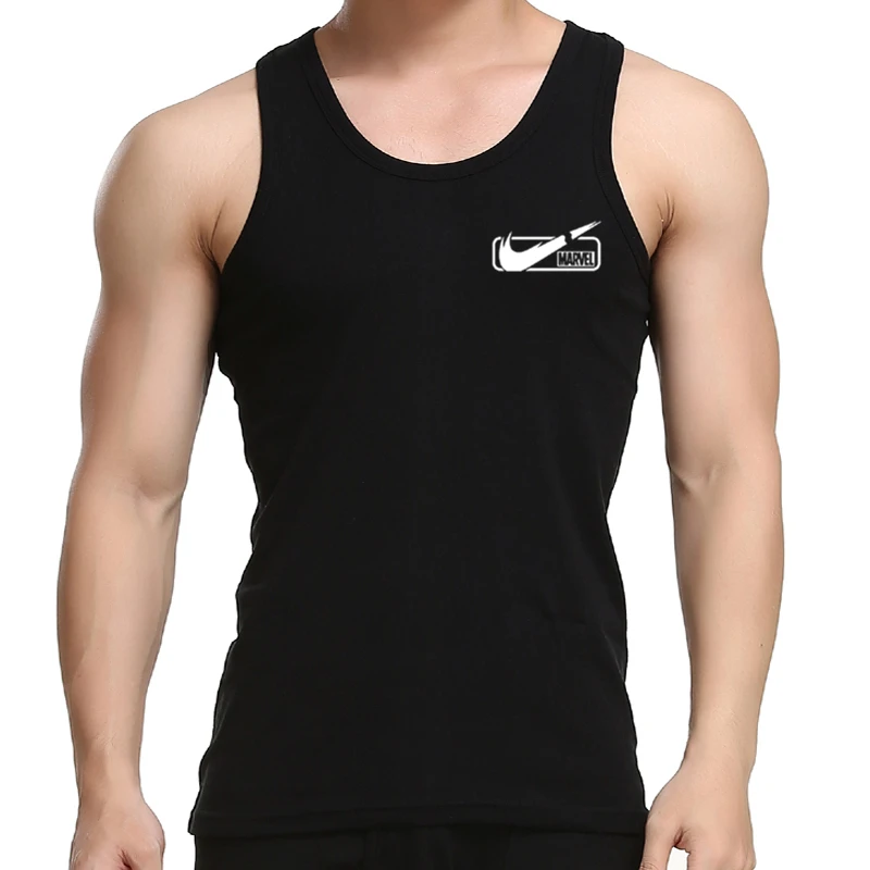 

Fashion Brand Bodybuilding Tank Top Men Stringer Singlet Fitness Sleeveless Undershirt Muscle Vest Cotton Shirt Sweat Tops Tee