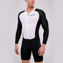 Santic-traje ajustado de triatlón para carreras de carretera, ropa de ciclismo, para 7 a 8 horas, nueva actualización