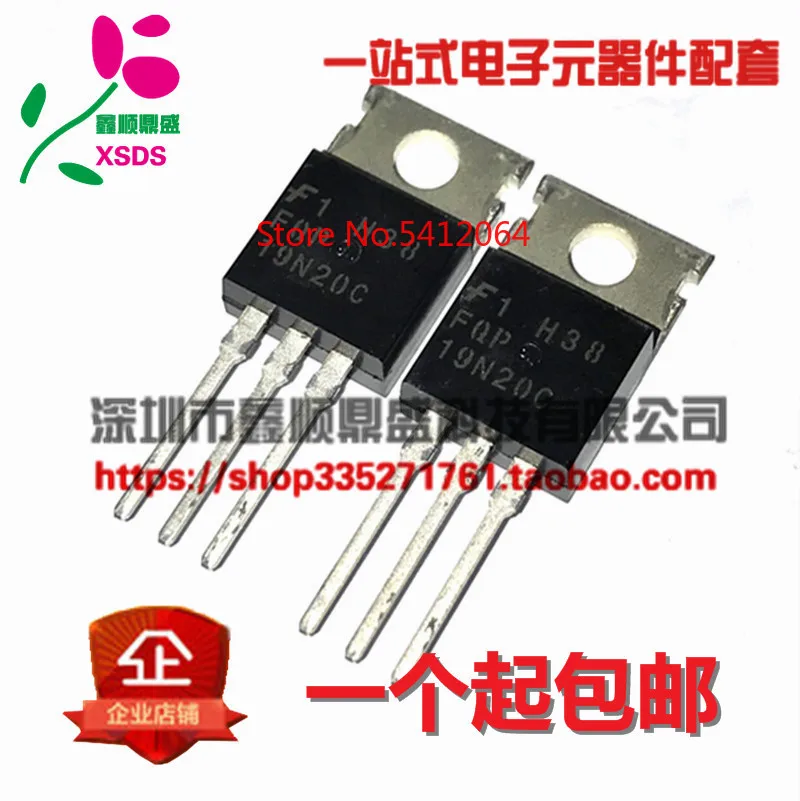 5 шт./лот FQP19N20C 19N20C 19A200V TO220