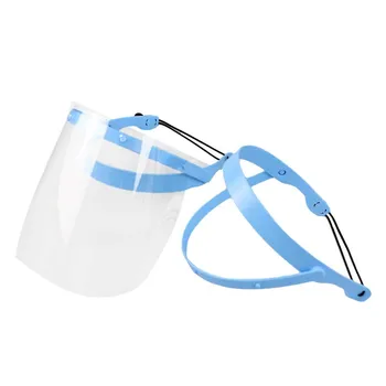 

10pcs/set Protective Face Dental Face Shield 1 Shelf 10Pcs Detachable Face Shield Anti-Fog Dustproof Replacement Working Covers