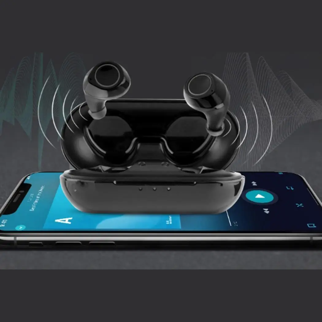S2 Bluetooth 5,0 спортивные водонепроницаемые мини 295dB бинауральные беспроводные около 90 минут 60 мАч 1200 мАч 2 ч набор наушников