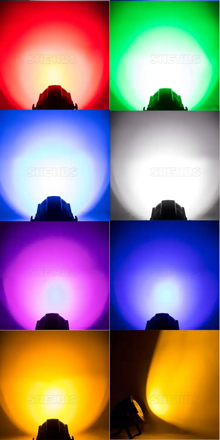 Led Par 200 Вт COB RGBWA UV 6в1/RGBW 4в1/теплый белый холодный белый Par64 прожектор Lyre сценическое освещение DJ Дискотека двери сарая