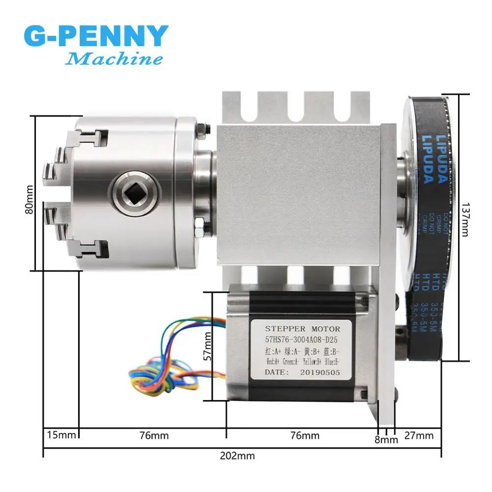 US $183.01 4 Jaw 80mm 4th AxisTailstock Cnc Dividing Head Rotation Axis A Axis Kit For Mini Cnc RouterEngraver Wood Working Engraving