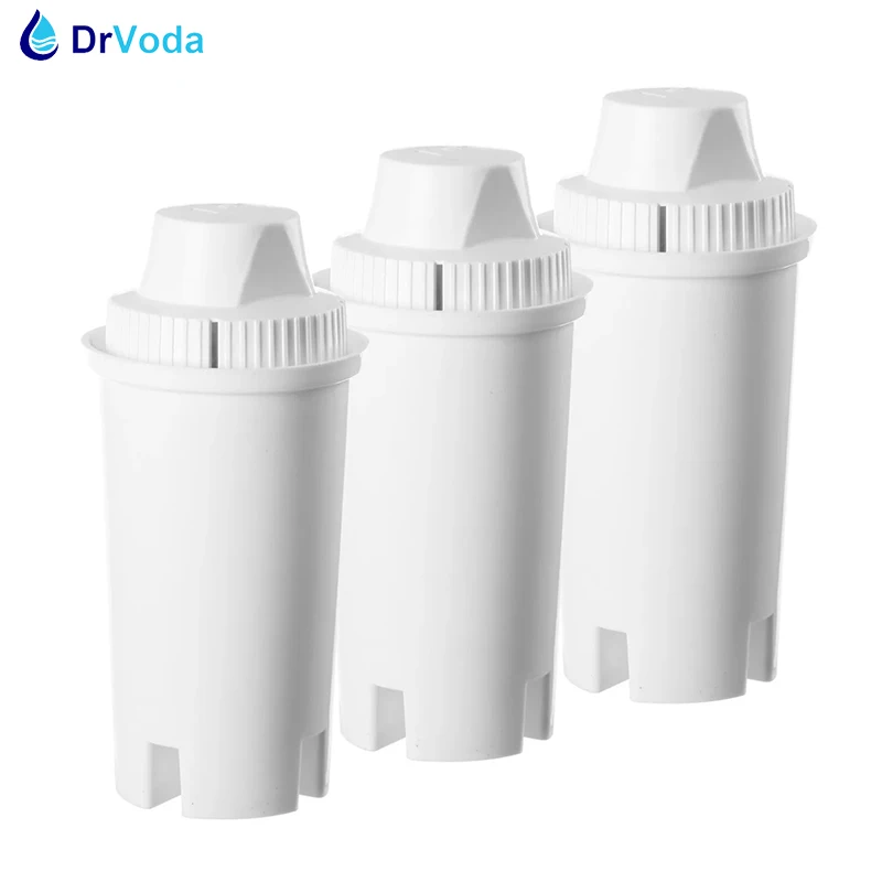 

3-Pack Alkaline Ionizing Water Filter Pitcher Replacement Cartridges Compatible with Brita Classic Jug pH 8-10 Antioxidant ORP