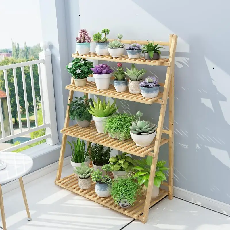 Мадера дерево Etagere Pour Plante Rak Bunga Estanteria Para Plantas Крытый стеллаж балкон полка открытый цветок завод Стенд