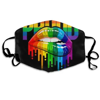 

NiYoung Breathable Anti Dust Mouth Mask with Adjustable Earloop, Warm Windproof Reusable Washable Half Face Mask, LGBT Pride