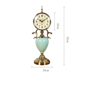 

DECORATIVE RETRO TABLE DESKTOP CLOCKS LIVING ROOM BEDROOM VINTAGE CLOCK NOSTALGIC ORNAMENTS TABLE DESKTOP QUARTZ ORNAMENTS