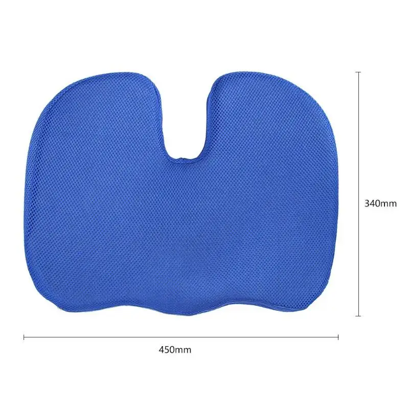Дышащая подушка для сидения для путешествий Ортопедическая подушка из пены с эффектом памяти u-образная подушка для Массажного Кресла Подушка для автомобиля u-образная подушка для сидения