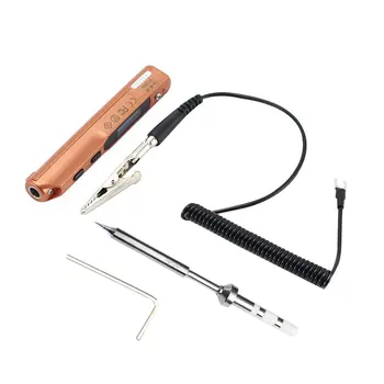 

TS100 40W Mini Digital OLED Programmable Electric Soldering Iron Station Kit Smart Temperature Control Repairing Welding Tools