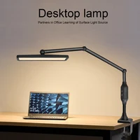 Long Arm Clip-on Lamp Adjustable Brightness Remote Control Touch Dimmer LED Table Lamp For  Reading Room Business Office Work 1