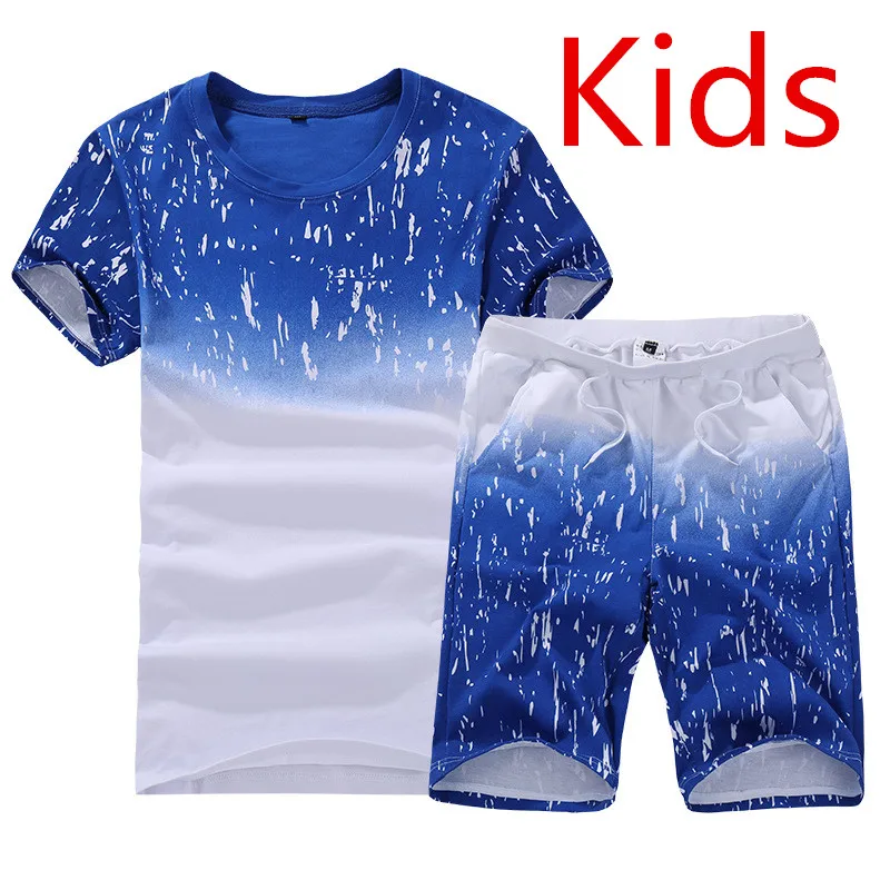 

2019 children's clothing autumn new children's short-sleeved boy cotton contrast color fake two-piece boy bottoming shirt 11
