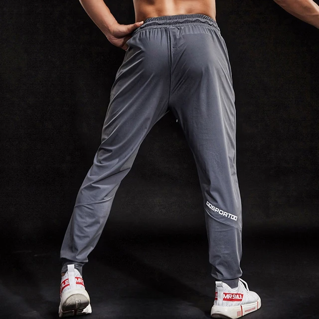 Training Pants With Zipper Pockets Football Pants Jogging Fitness Gym Pants Workout Sport Pants 6