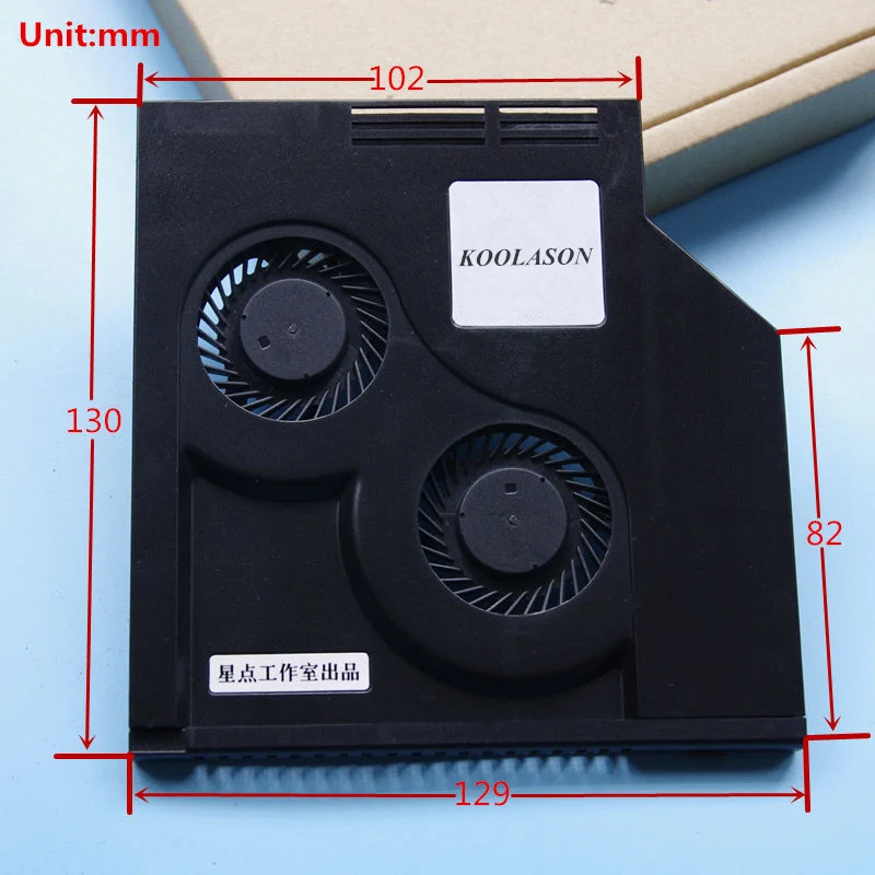KOOLASON 12 7 мм ноутбук оптический CD ROM дисковод модифицированный охлаждающий кулер