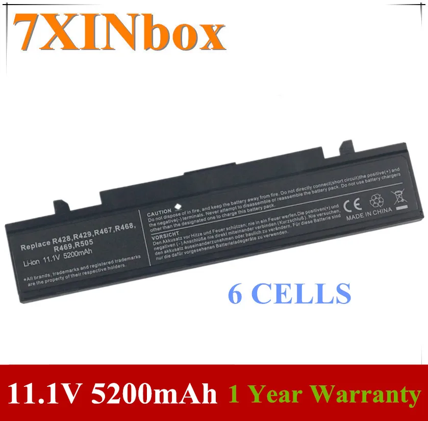 7XINbox AA-PB9NC6W Аккумулятор для ноутбука SAMSUNG RV410 RV411 RV415 RV420 RV508 RV510 RV511 RV515 Q430 NP-Q530 NP-SF410 |